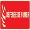 Panneau DEFENSE DE FUMER (INCENDIE) NO Taliaplast 636118