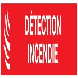 Panneau DETECTION INCENDIE 330X75 NORM Taliaplast 625114