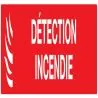 Panneau DETECTION INCENDIE 330X75 NORM Taliaplast 625114