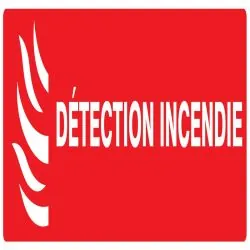Panneau DETECTION INCENDIE 330X120 NOR Taliaplast 626114