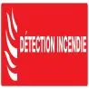 Panneau DETECTION INCENDIE 330X120 NOR Taliaplast 626114