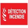 Panneau DETECTION INCENDIE 330x200 NOR Taliaplast 621114