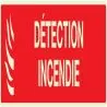 Panneau DETECTION D'INCENDIE LUMINESCE Taliaplast 635114