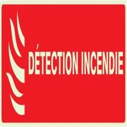 Panneau DETECTION INCENDIE 330X120 NOR Taliaplast 636114