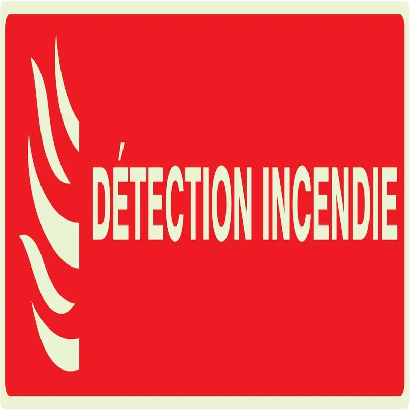Panneau DETECTION INCENDIE 330X120 NOR Taliaplast 636114