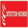 Panneau DETECTION INCENDIE 330X120 NOR Taliaplast 636114