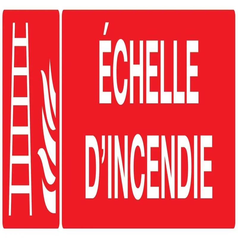 Panneau ECHELLE D'INCENDIE 200x52 NORM Taliaplast 620102