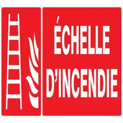 Panneau ECHELLE D'INCENDIE NORMASIGN 3 Taliaplast 626102