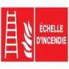 Panneau ECHELLE D'INCENDIE 330x200 NOR Taliaplast 621102