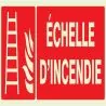 Panneau ECHELLE D'INCENDIE 330X120 NOR Taliaplast 636102