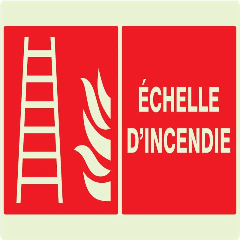 Panneau ECHELLE D'INCENDIE 300x200 NOR Taliaplast 631102