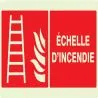 Panneau ECHELLE D'INCENDIE 300x200 NOR Taliaplast 631102