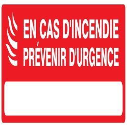 Panneau CAS INCENDIE PREVEN.URGEN NORM Taliaplast 626122