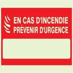 Panneau CAS INC.PREVEN.URGENCE NORMASI Taliaplast 631122