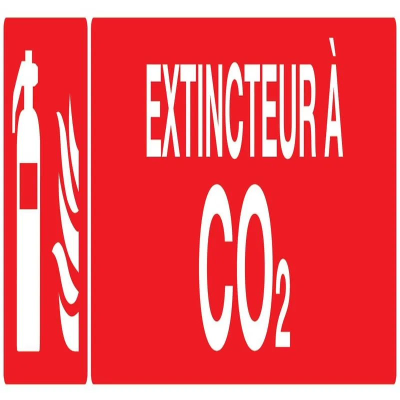 Panneau EXTINCTEUR A CO2 NORMASIGN 330 Taliaplast 625107