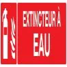 Panneau EXTINCTEUR A EAU 200X52 NORMAS Taliaplast 620108