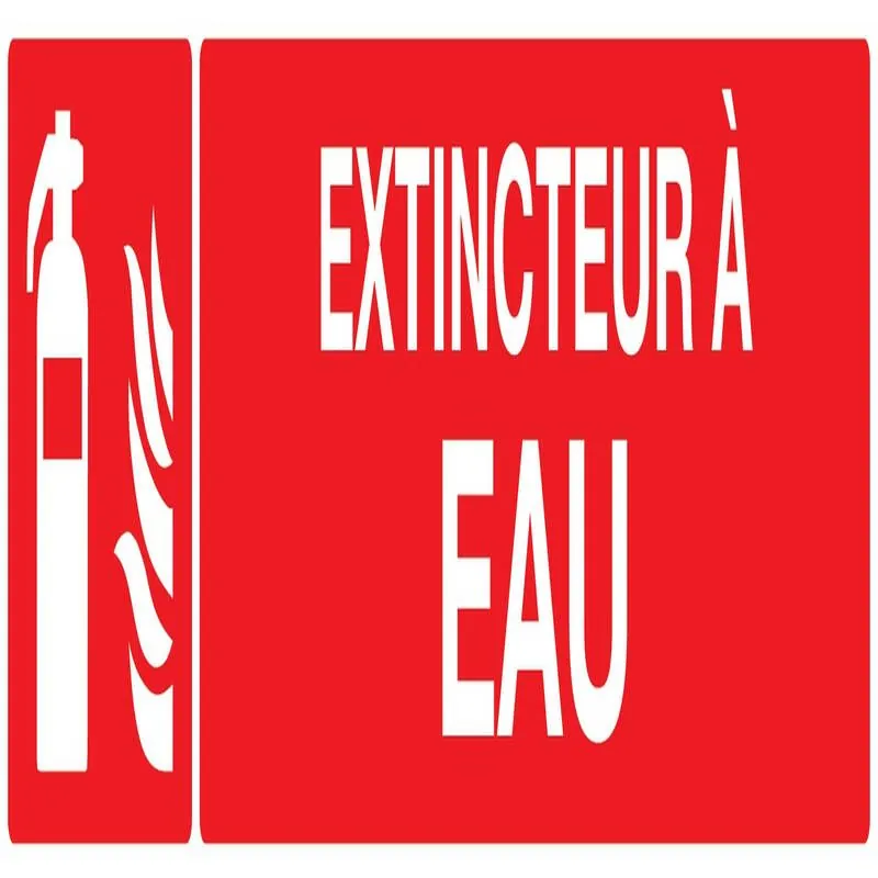 Panneau EXTINCTEUR A EAU NORMASIGN 330 Taliaplast 625108