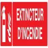 Panneau EXTINCTEUR D'INCENDIE 200x52 N Taliaplast 620101