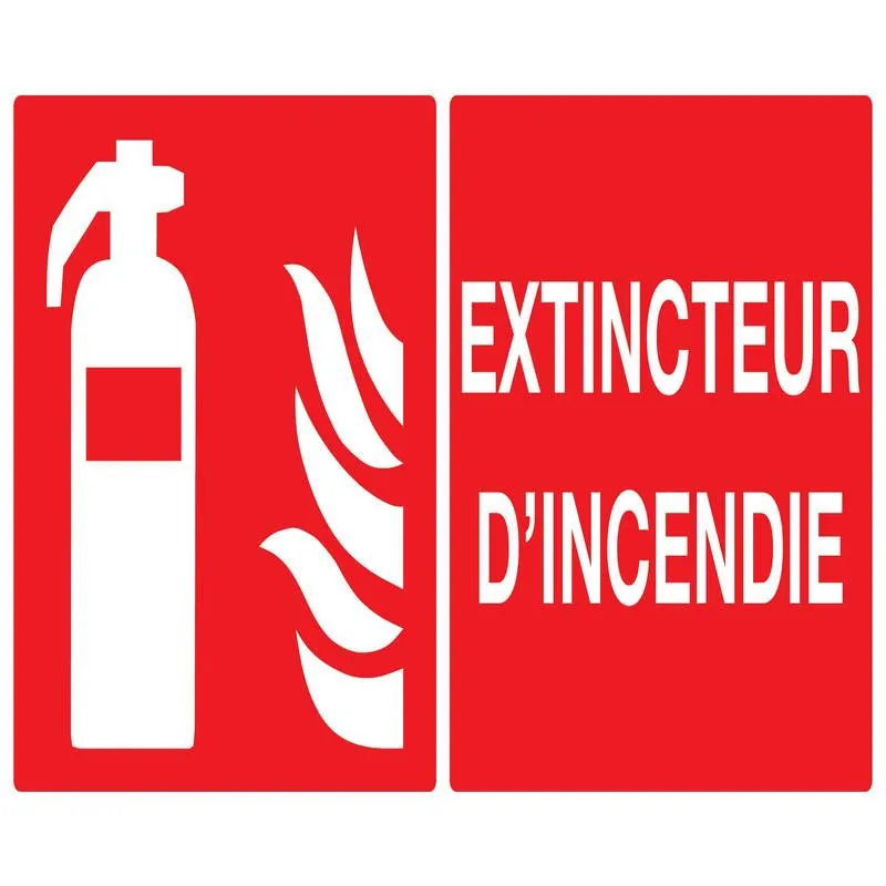 Panneau EXTINCTEUR D'INCENDIE 330x200 Taliaplast 621101