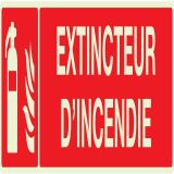 Panneau EXTINCTEUR D'INCENDIE 330X75 N Taliaplast 635101