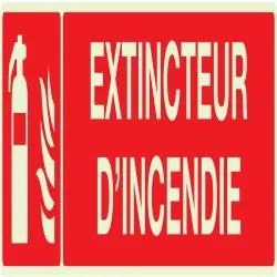 Panneau EXTINCTEUR D'INCENDIE 330X75 N Taliaplast 635101