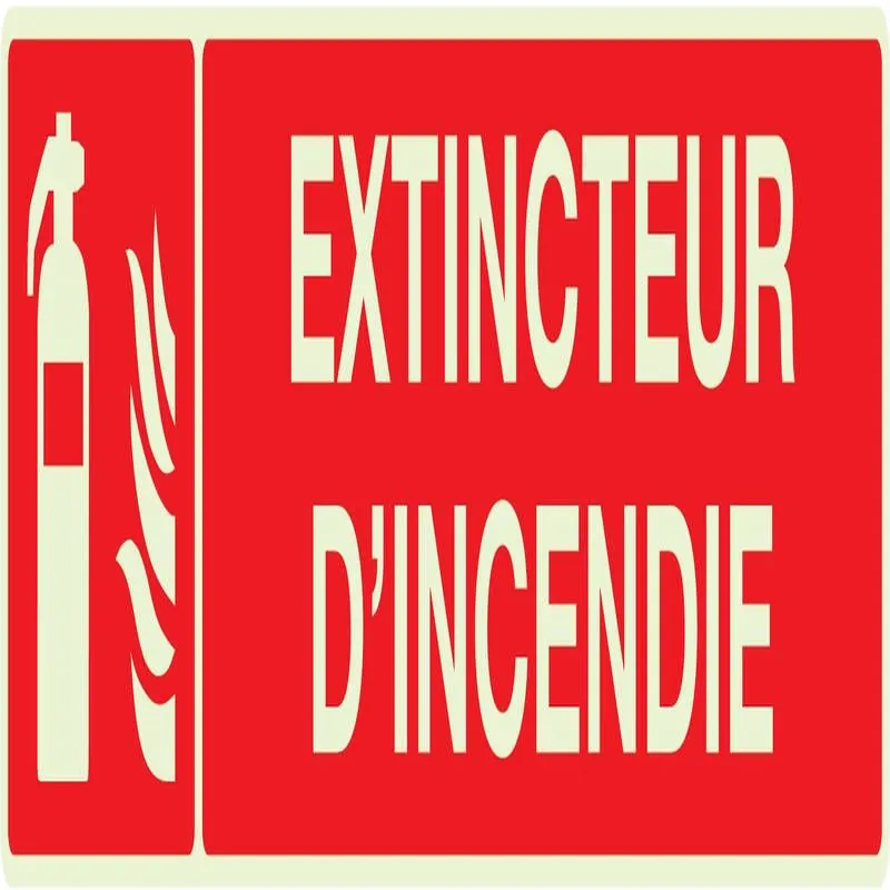 Panneau EXTINCTEUR D'INCENDIE 330X75 N Taliaplast 635101