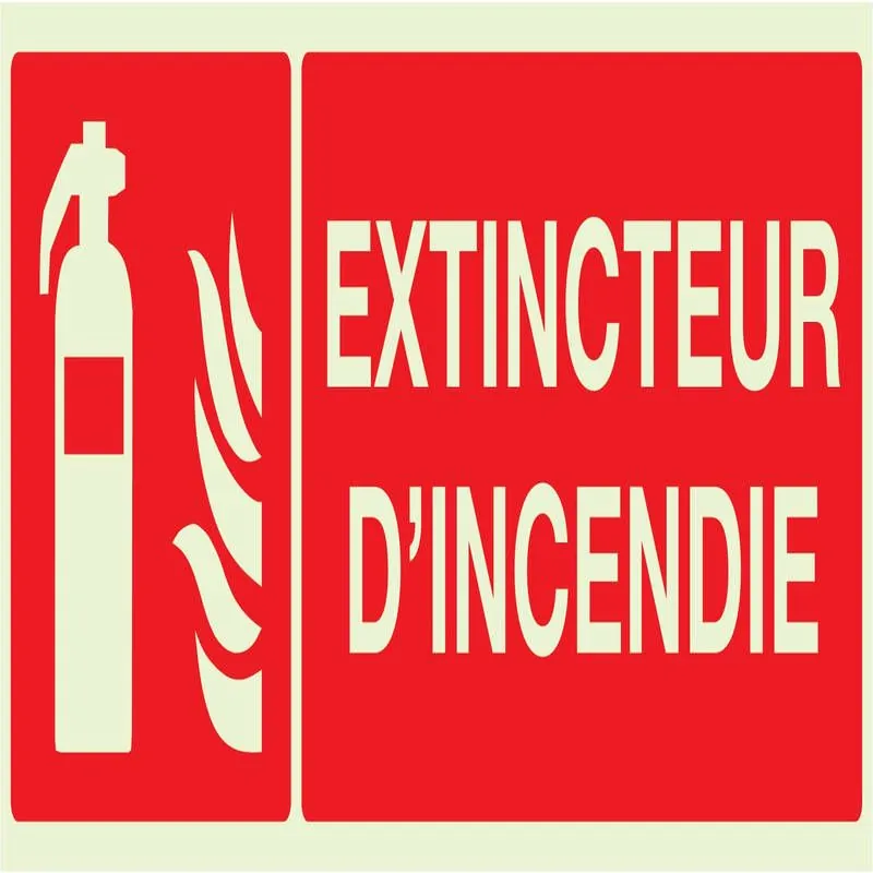 Panneau EXTINCTEUR D'INCENDIE 330X120 Taliaplast 636101