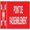 Panneau POINT RASSEMBL.APRES EVACUATI. Taliaplast 625111