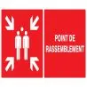 Panneau POINT RASSEMBL.APRES EVACUATI. Taliaplast 621111