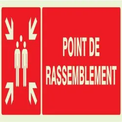 Panneau POINT RASSEMBL.APRES EVACUATI. Taliaplast 636111