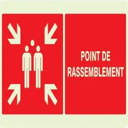 Panneau POINT RASSEMBL.APRES EVACUATI. Taliaplast 631111