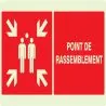 Panneau POINT RASSEMBL.APRES EVACUATI. Taliaplast 631111