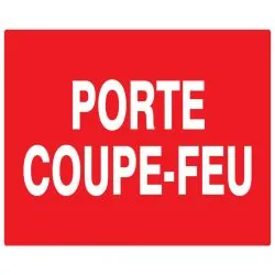 Panneau PORTE COUPE FEU N0 1 330x200 N Taliaplast 621104