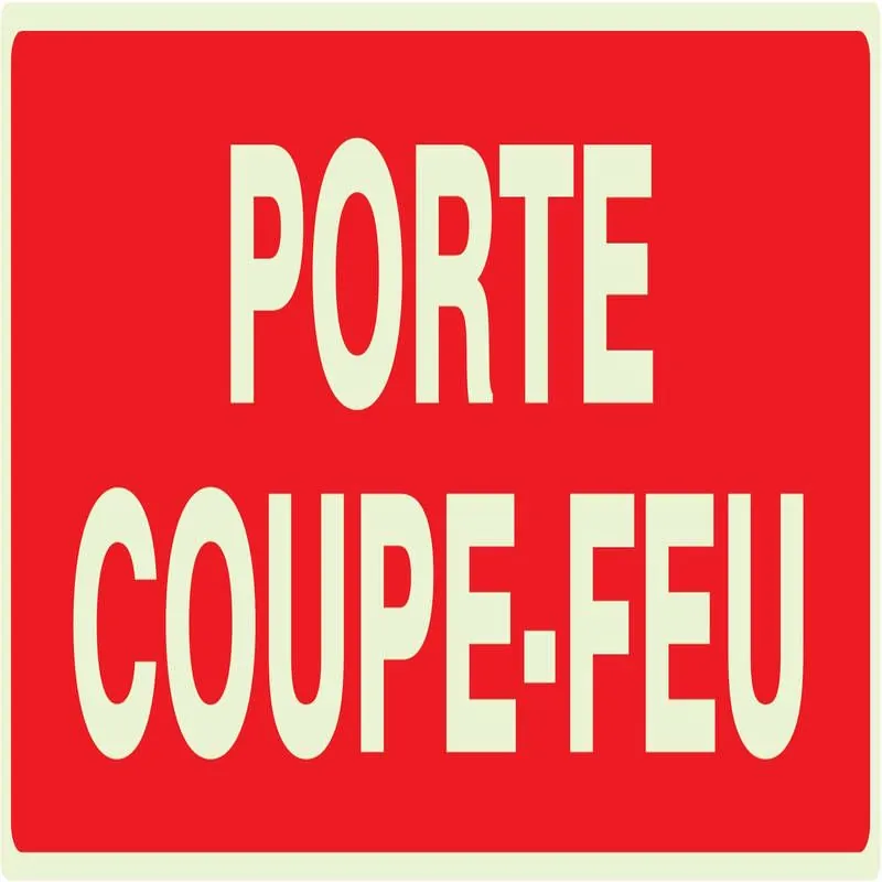 Panneau PORTE COUPE FEU N0 1 NORMASIGN Taliaplast 636121