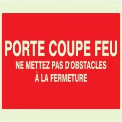 Panneau PORTE COUPE FEU N0 2 NORMASIGN Taliaplast 631104