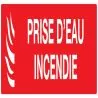 Panneau PRISE EAU INCENDIE 200x52 NORM Taliaplast 620113