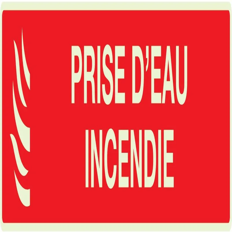 Panneau PRISE D'EAU INCENDIE NORMASIGN Taliaplast 635113
