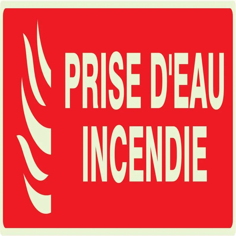 Panneau PRISE D'EAU INCENDIE NORMASIGN Taliaplast 636113