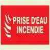 Panneau PRISE D'EAU INCENDIE NORMASIGN Taliaplast 631113