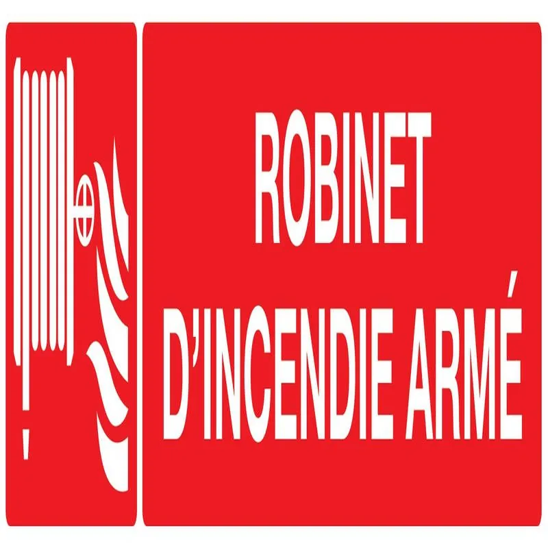 Panneau ROBINET D'INCENDIE ARME 200X52 Taliaplast 620125