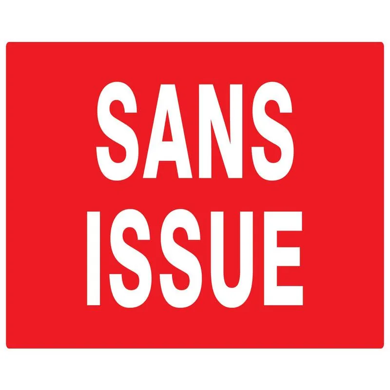 Panneau SANS ISSUE INCENDIE 330x200 NO Taliaplast 621124