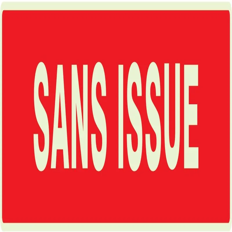 Panneau SANS ISSUE (INCENDIE) NORMASIG Taliaplast 635124