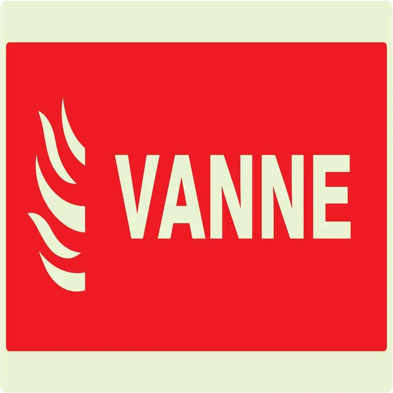 Panneau VANNE NORMASIGN LUMINESCENT 33 Taliaplast 631120