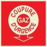 Panneau COUPURE GAZ D' URGENCE NORMASI Taliaplast 638109