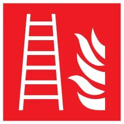 Panneau ECHELLE D'INCENDIE 200X200 NOR Taliaplast 628105