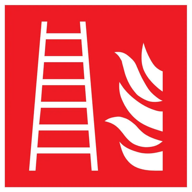 Panneau ECHELLE D'INCENDIE 200X200 NOR Taliaplast 628105