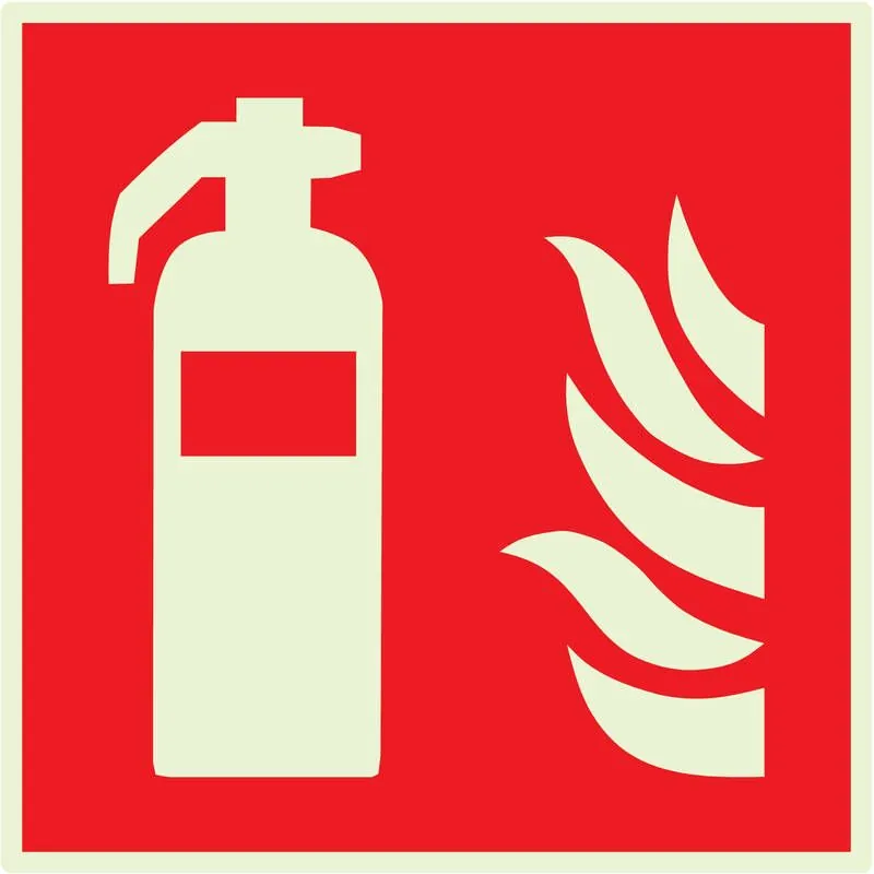 Panneau EXTINCTEUR D'INCENDIE 200X200 Taliaplast 638101