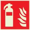 Panneau EXTINCTEUR D'INCENDIE 200X200 Taliaplast 638101