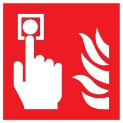 Panneau POINT D'ALARME INCENDIE NORMAS Taliaplast 628112