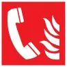 Panneau TELEPHONE EN CAS D'INCENDIE NO Taliaplast 628103